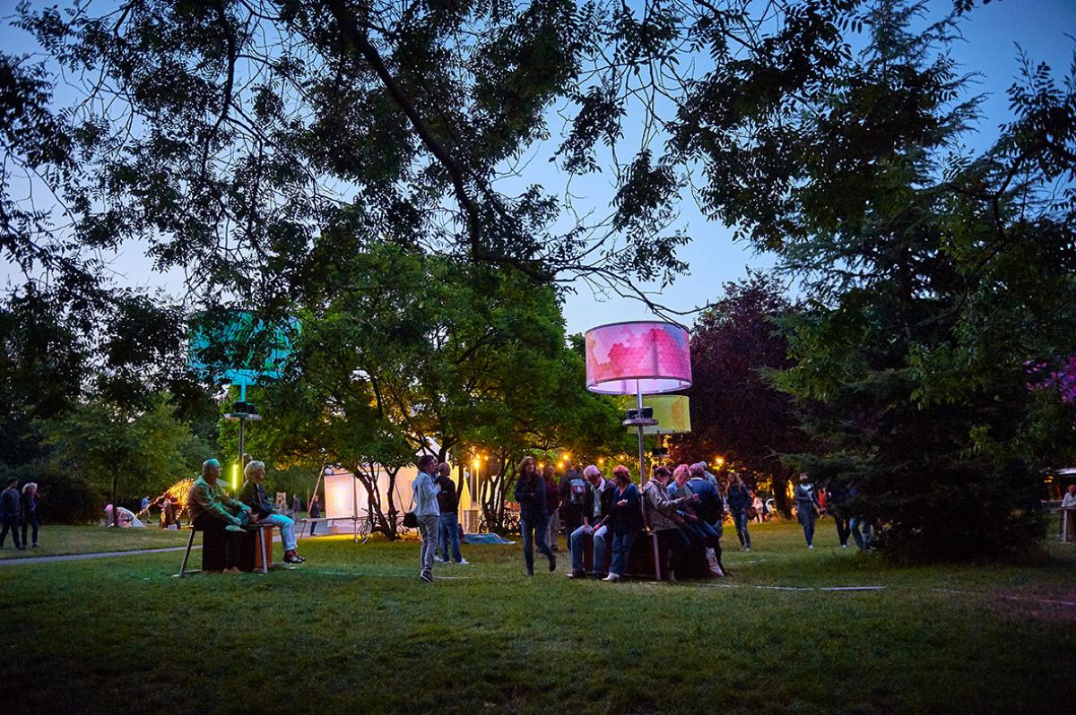 Installation de jour au parc Beaulieu